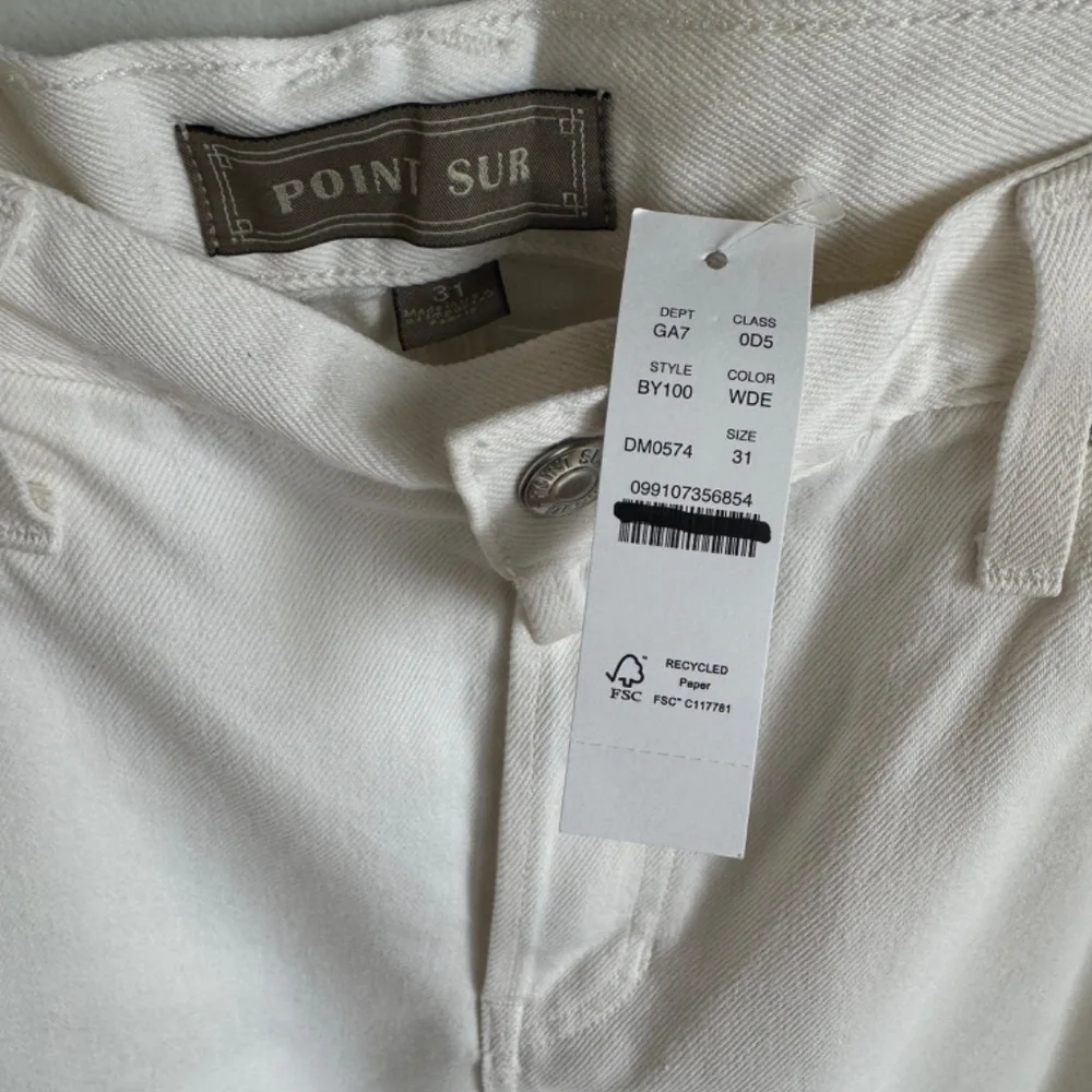 J. Crew White POINT SUR Jeans